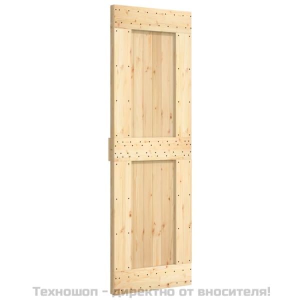 Врата "NARVIK" 70x210 см масивна дървесина бор