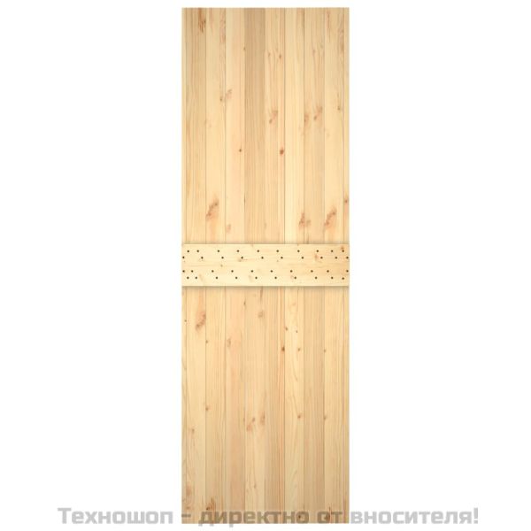 Врата "NARVIK" 70x210 см масивна дървесина бор
