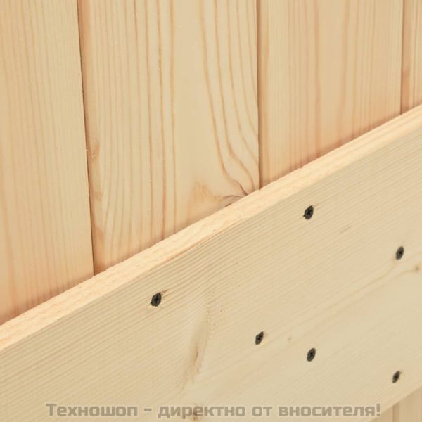 Врата "NARVIK" 70x210 см масивна дървесина бор