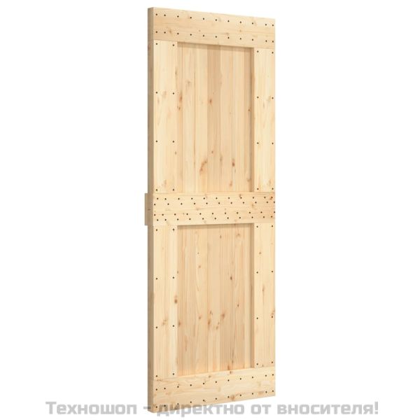 Врата "NARVIK" 85x210 см масивна дървесина бор