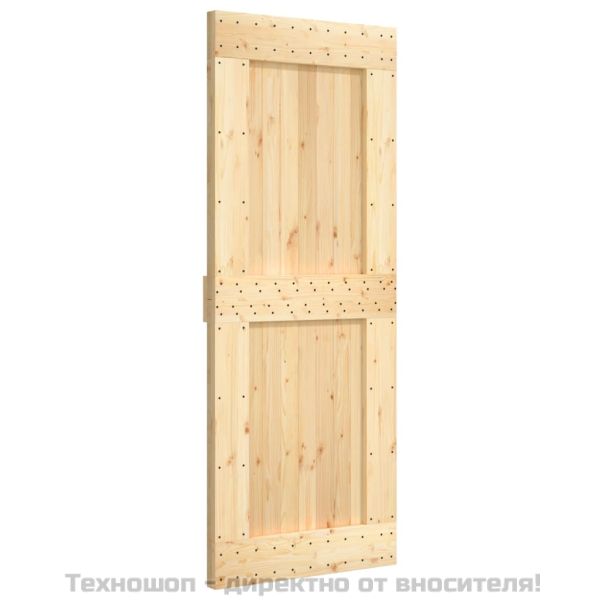 Врата "NARVIK" 90x210 см масивна дървесина бор