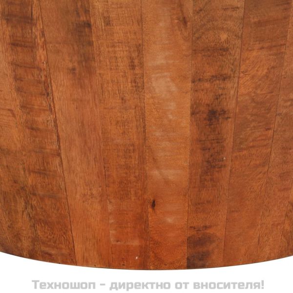 Маса за кафе Ø 52x30 см масивно грубо мангово дърво