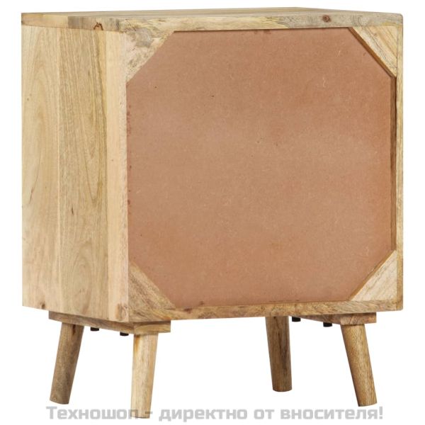 Нощно шкафче, 40x30x50 см, мангово дърво масив