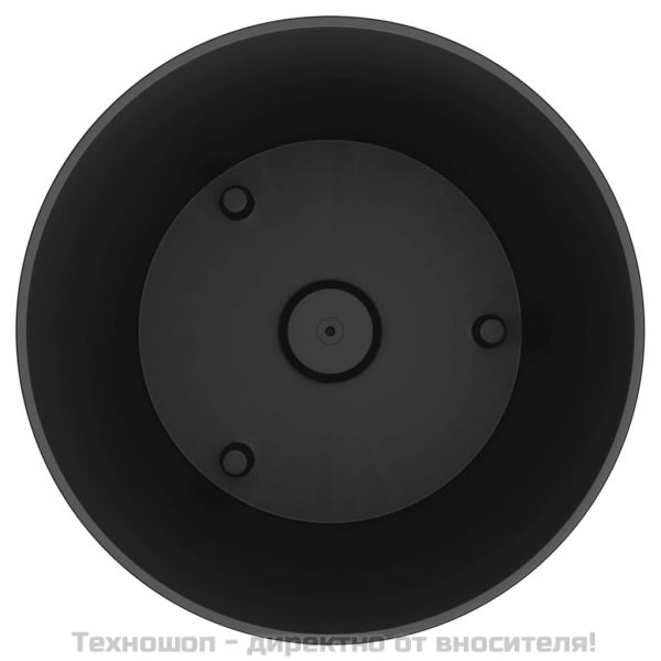 Саксия с подвижна вложка бяла 15/15,3 л PP ратан