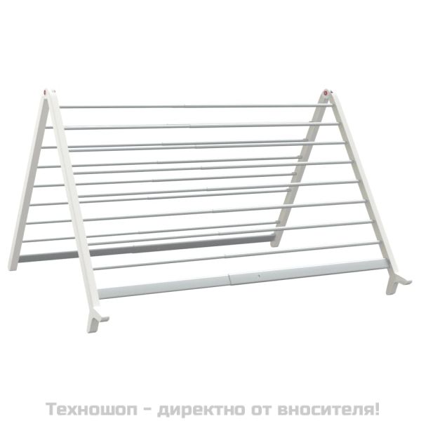 Сушилник за вана, разтегателен, 53-90 см, алуминий