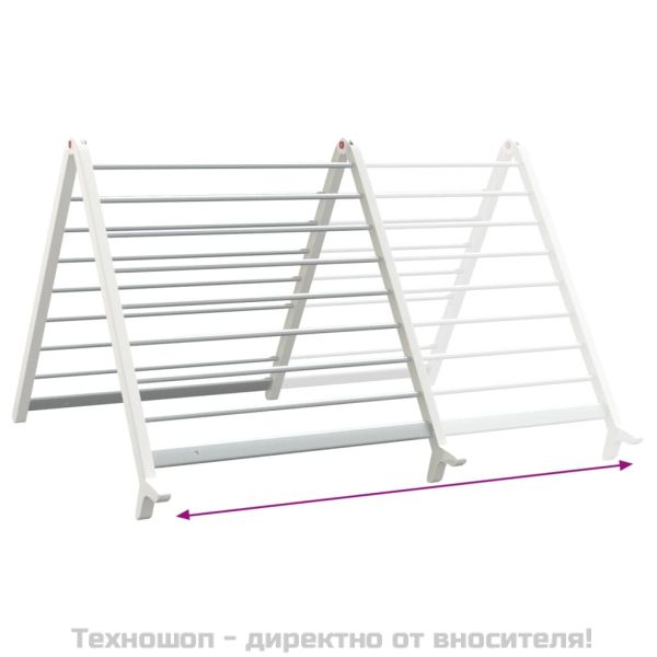 Сушилник за вана, разтегателен, 53-90 см, алуминий
