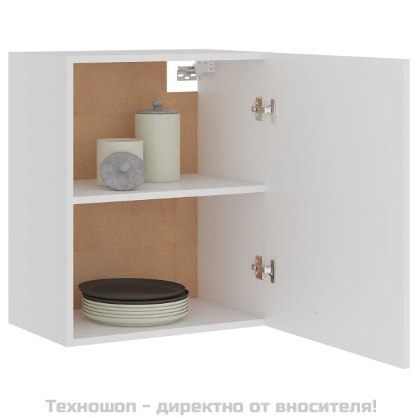 Висящ шкаф "Lyon", бял, 50x31x60 см, инженерно дърво