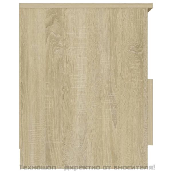 Нощни шкафчета, 2 бр, дъб сонома, 40x40x50 см, инженерно дърво