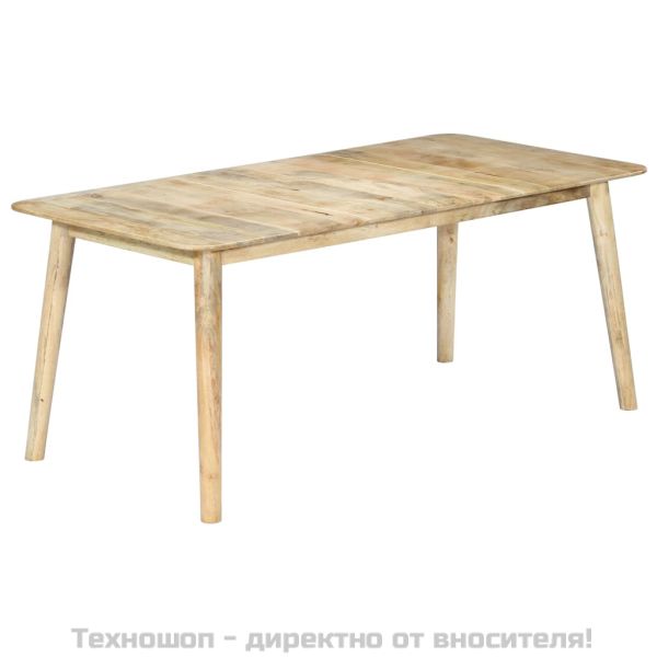 Трапезна маса, 180x90x76 cм, мангово дърво масив