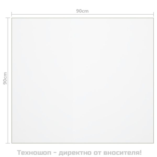 Протектор за маса, матов, 90x90 см, 1,6 мм, PVC
