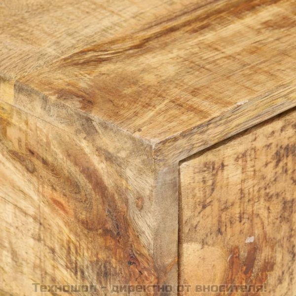 U-образна странична маса 45x30x61 см мангово дърво масив