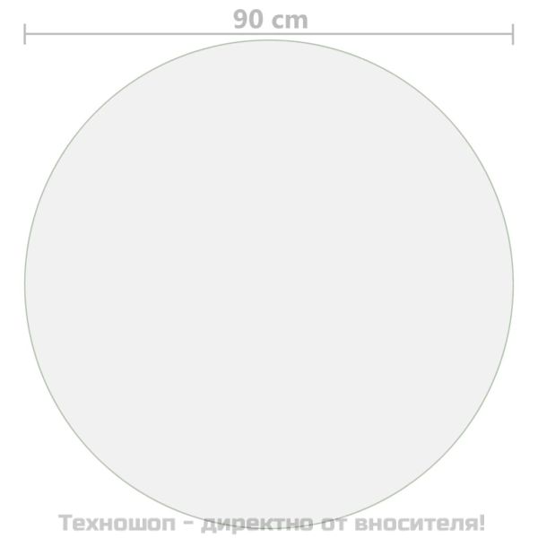 Протектор за маса, мат, Ø 90 см, 2 мм, PVC