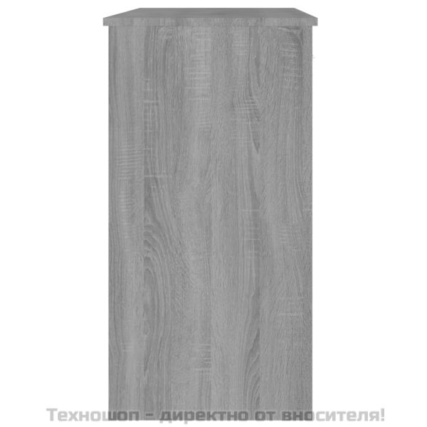Бюро, сив сонома, 80x40x75 см, инженерно дърво