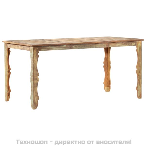 Трапезна маса, 160x80x76 см, регенерирано дърво масив