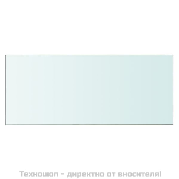 Рафтове, 2 бр, панели прозрачно стъкло, 70x30 см