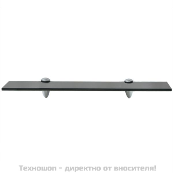 Подвижни рафтове, 2 бр, стъкло, 50x10 см, 8 мм