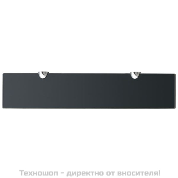 Подвижни рафтове, 2 бр, стъкло, 50x10 см, 8 мм