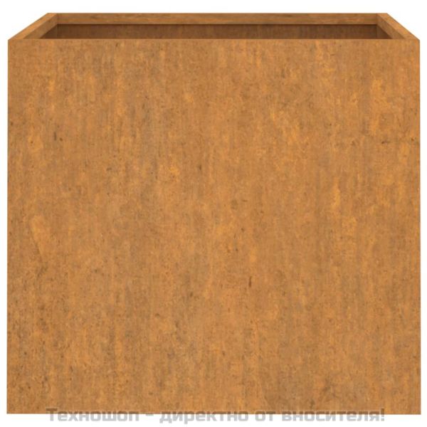 Кашпи, 2 бр, 49x47x46 см, кортенова стомана