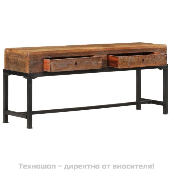 ТВ шкаф, 110x30x46 см, регенерирано дърво масив