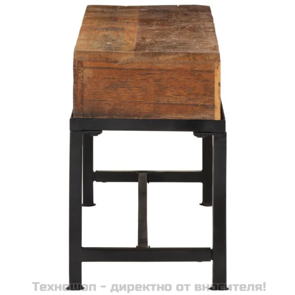 ТВ шкаф, 110x30x46 см, регенерирано дърво масив