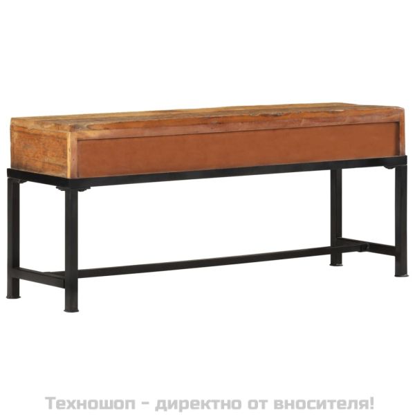 ТВ шкаф, 110x30x46 см, регенерирано дърво масив