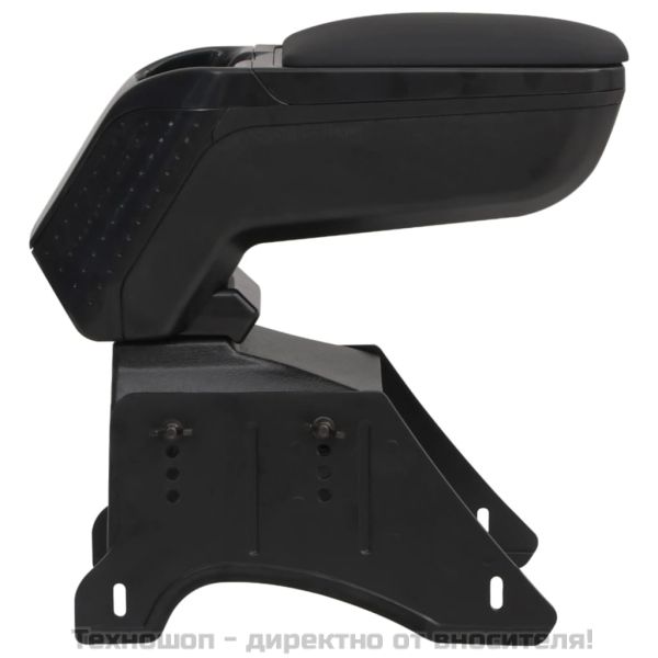 Подлакътник за кола универсален черен 13x33x(33-53) см ABS