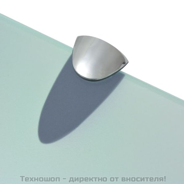 Подвижни рафтове, 2 бр, стъкло, 60x10 см, 8 мм