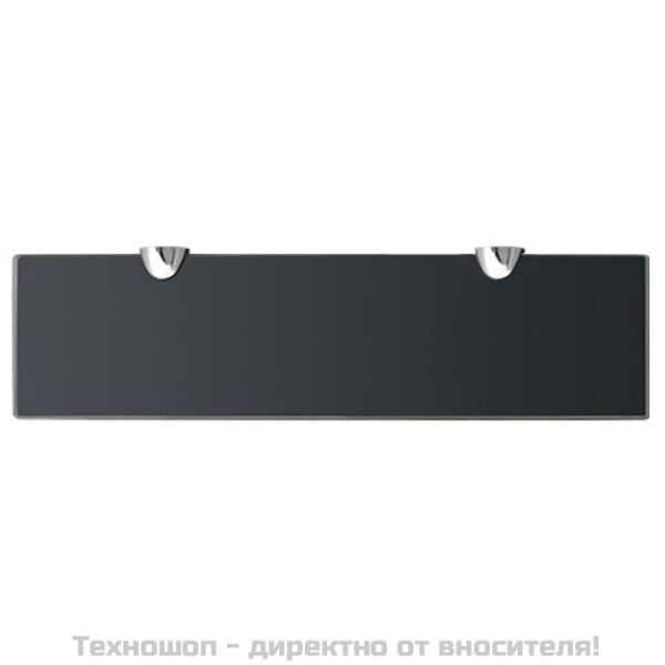 Подвижни рафтове, 2 бр, стъкло, 40x10 см, 8 мм