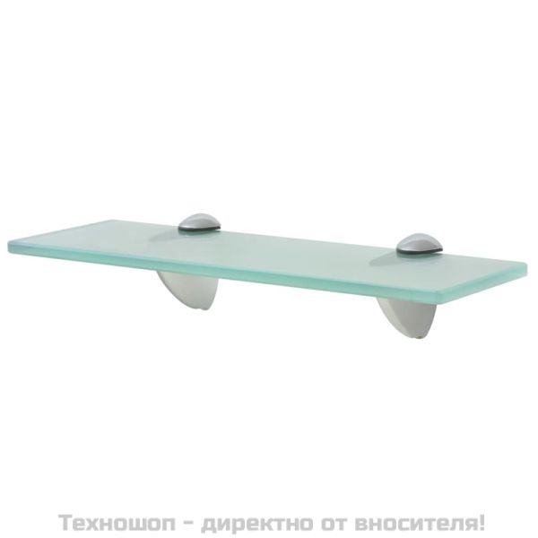 Подвижни рафтове, 2 бр, стъкло, 30x10 см, 8 мм