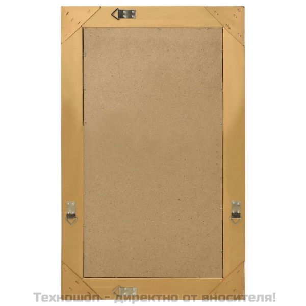 Стенно огледало, бароков стил, 50x80 см, златисто