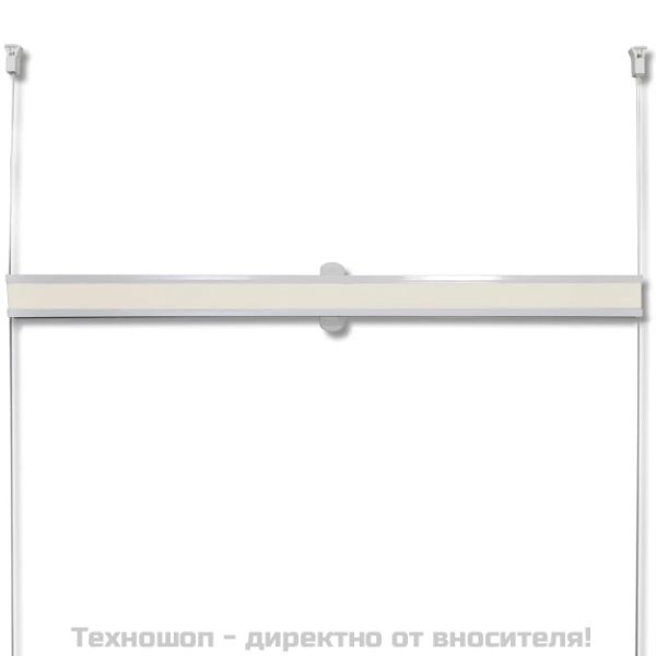 Плисирана щора 70 х 125 см, цвят крем