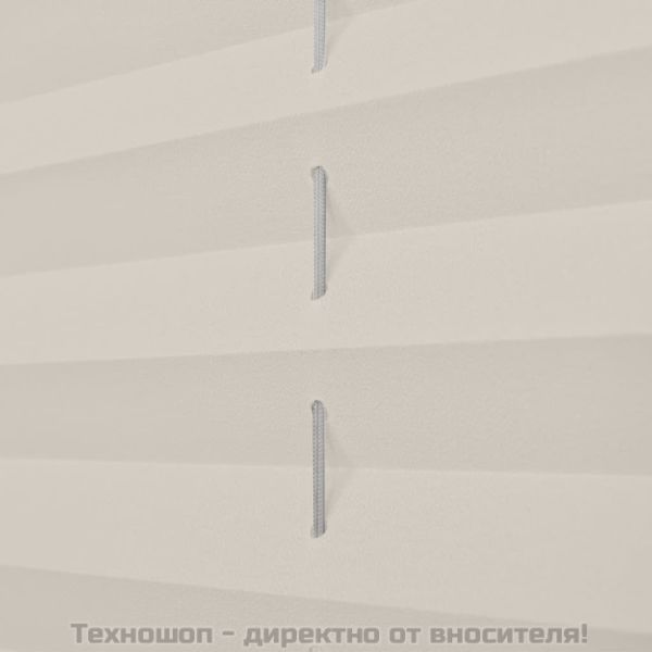 Плисирана щора 70 х 125 см, цвят крем