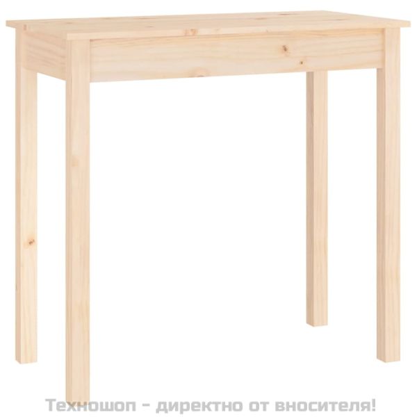 Конзолна маса 80x40x75 см борово дърво масив
