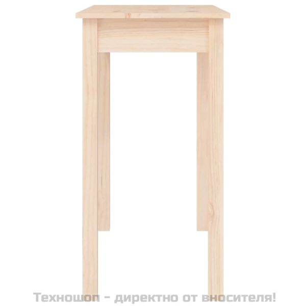 Конзолна маса 80x40x75 см борово дърво масив