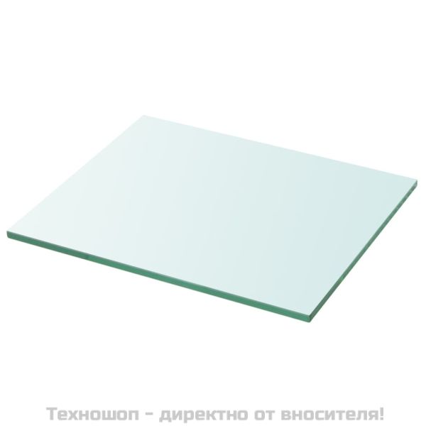 Рафтове, 2 бр, панели прозрачно стъкло, 30x20 см