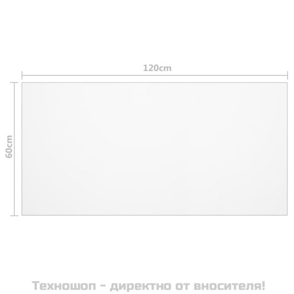 Протектор за маса, матов, 120x60 см, 1,6 мм, PVC