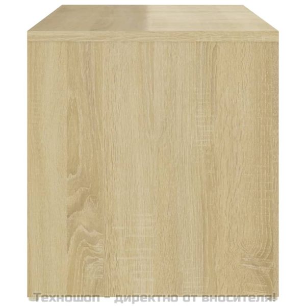 Странична маса, дъб сонома, 59x36x38 см, инженерно дърво