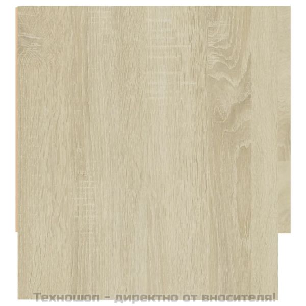 Гардероб, дъб сонома, 100x32,5x35 см, инженерно дърво