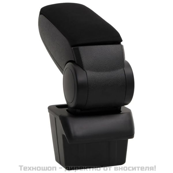 Подлакътник за кола черен 15x31x(28-44) см ABS