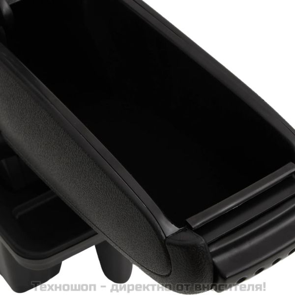 Подлакътник за кола черен 15x31x(28-44) см ABS