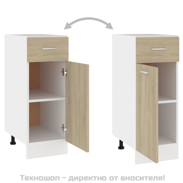 Шкаф с чекмеджета "Lyon", дъб Сонома, 30x46x81,5 см, инженерно дърво