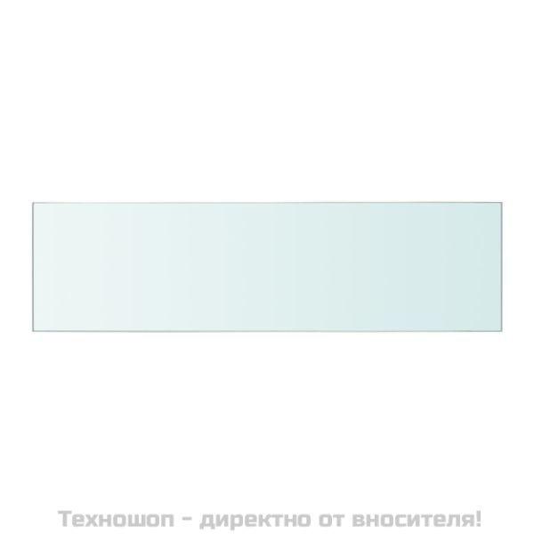 Плоча за рафт, прозрачно стъкло, 50 x 12 см