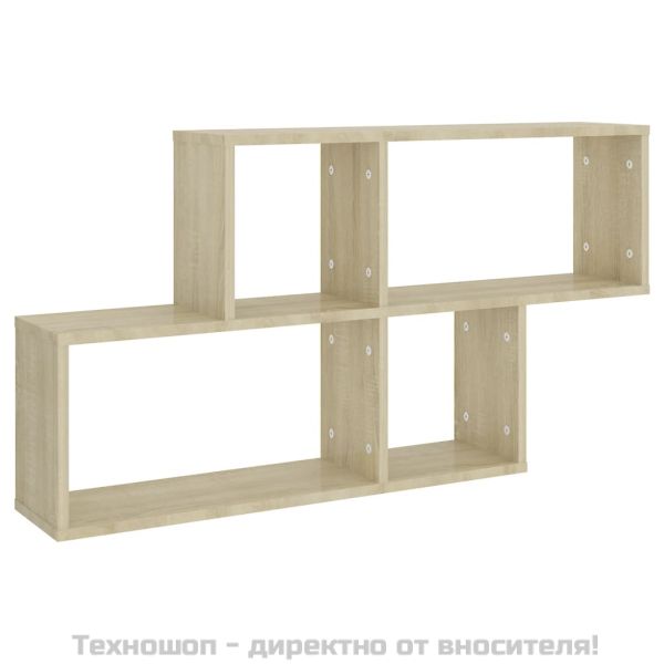 Стенен рафт, дъб сонома, 100x18x53 см, инженерно дърво