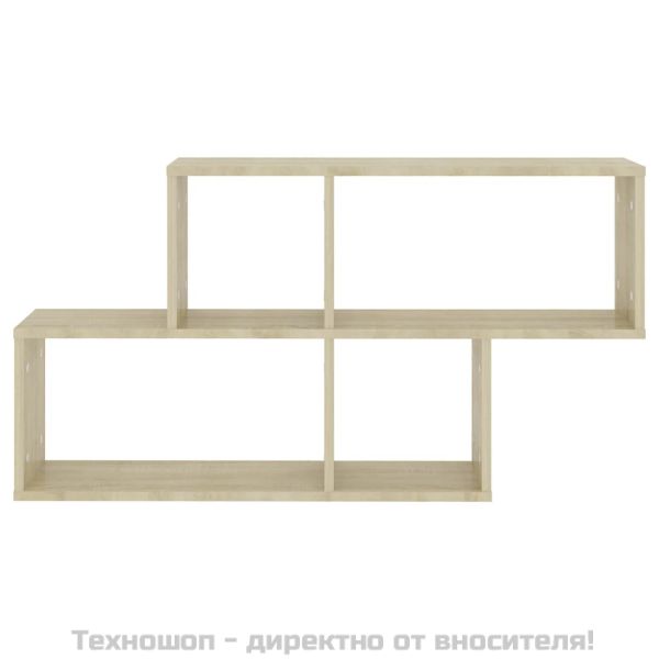 Стенен рафт, дъб сонома, 100x18x53 см, инженерно дърво