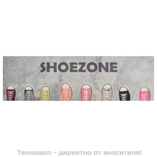 Кухненско килимче, миещо, Shoezone, 60x180 см, кадифе