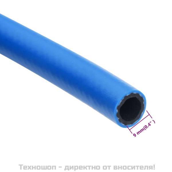 Маркуч за въздух син 0,6" 10 м PVC