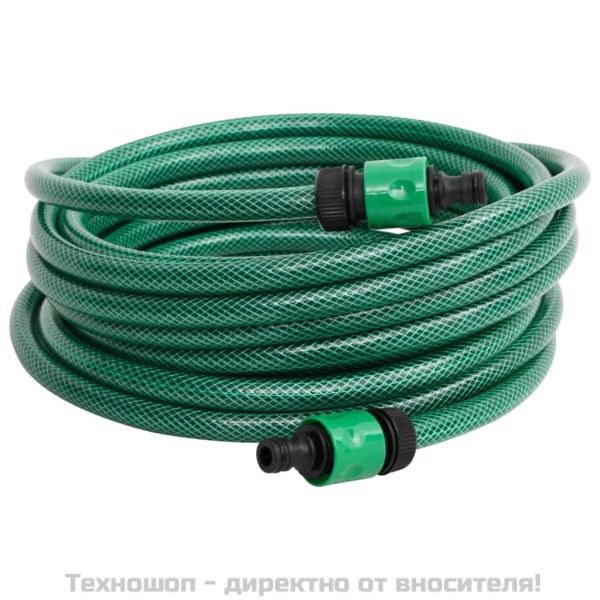 Маркуч за басейн, зелен, 30 м, PVC