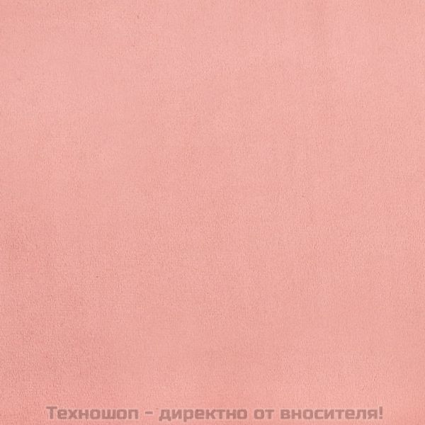 Боксспринг легло с матрак, розово, 90x200 см, кадифе