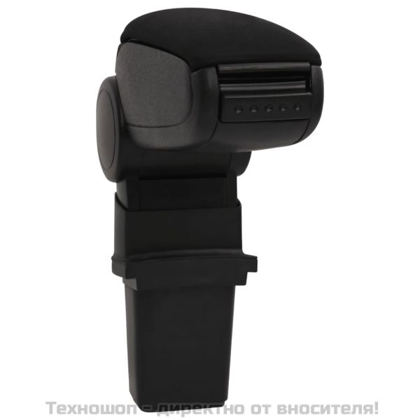 Подлакътник за кола черен 12x32x(34-50) см ABS