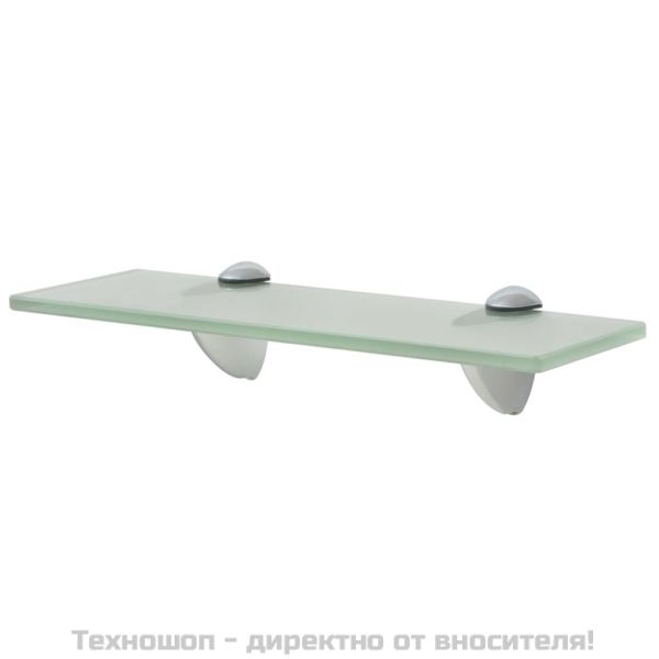 Подвижни рафтове, 2 бр, стъкло, 30x10 см, 8 мм